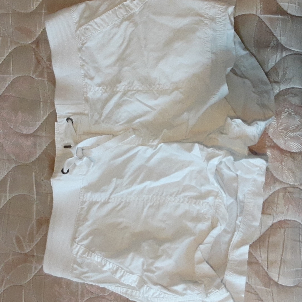 White jeans with string to tie them